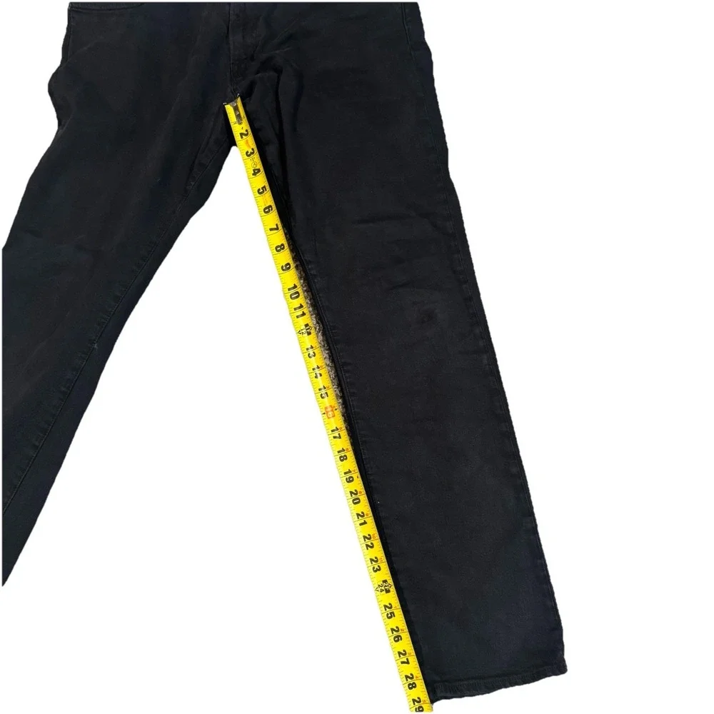 Polo Ralph Lauren The Varick Slim Straight Black Jeans Mens Size 33x32 Denim